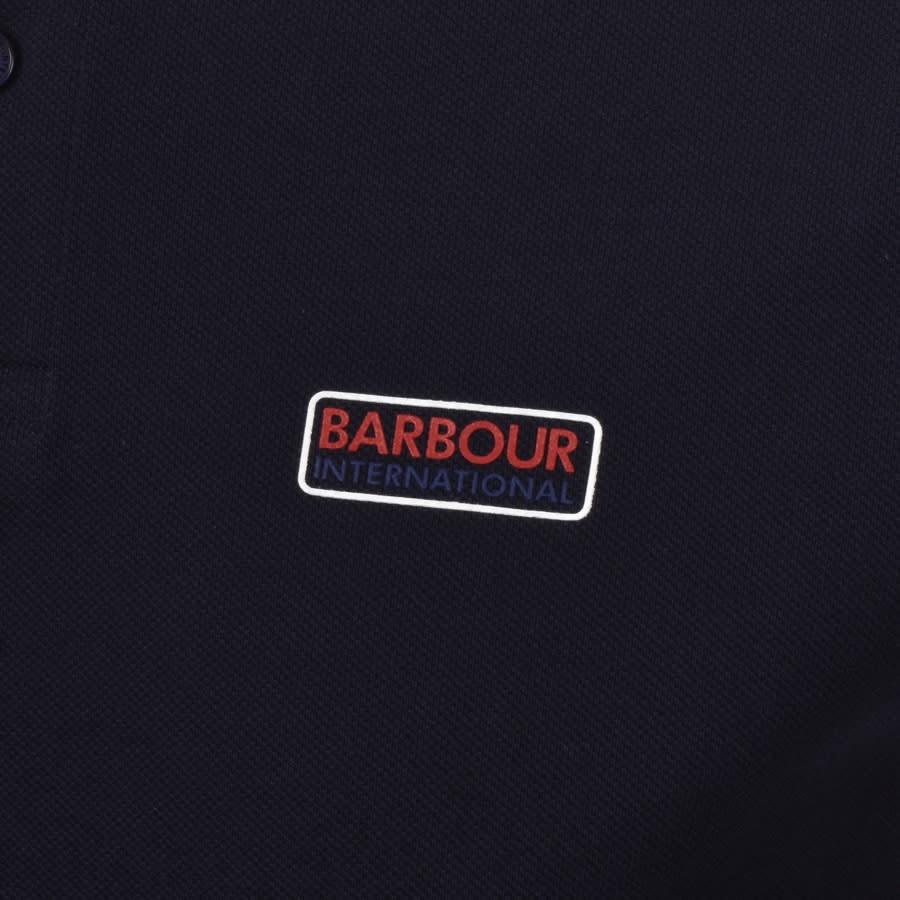 Alternative Image for ProductBarbour International Tipped Polo T Shirt Navy3