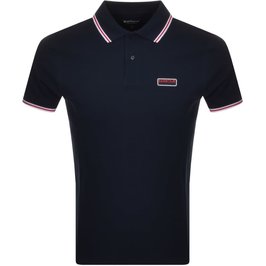 Alternative Image for ProductBarbour International Tipped Polo T Shirt Navy1