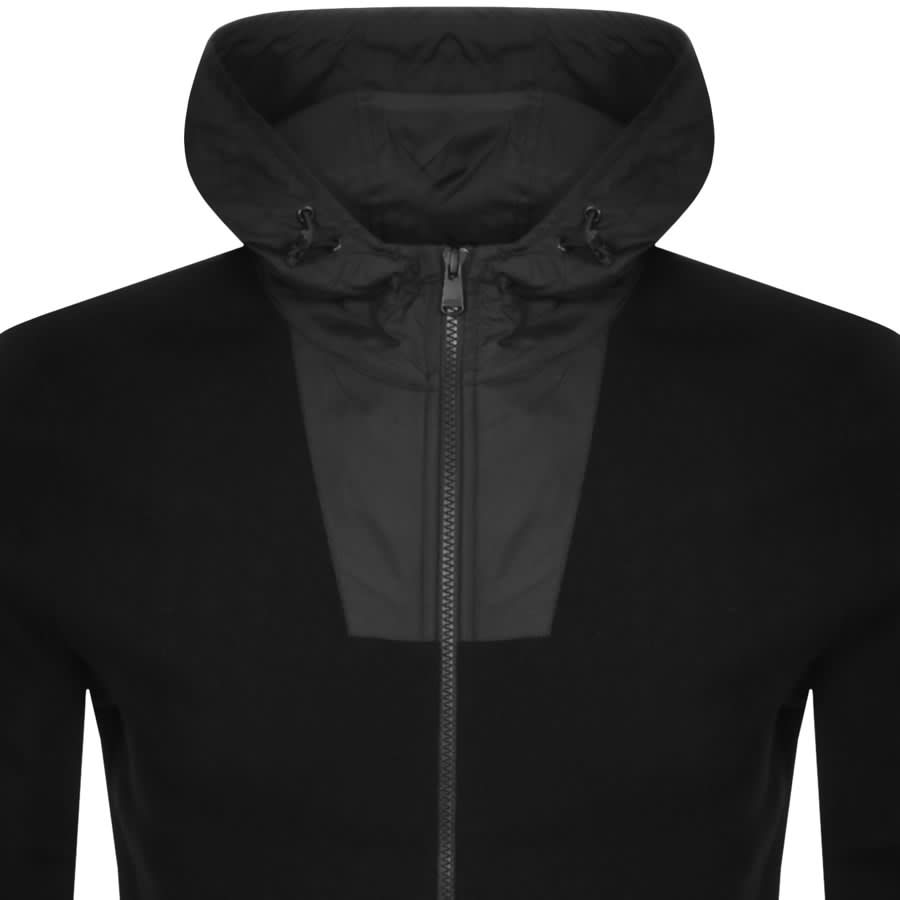 Alternative Image for ProductBarbour International Swift Knit Hoodie Black2