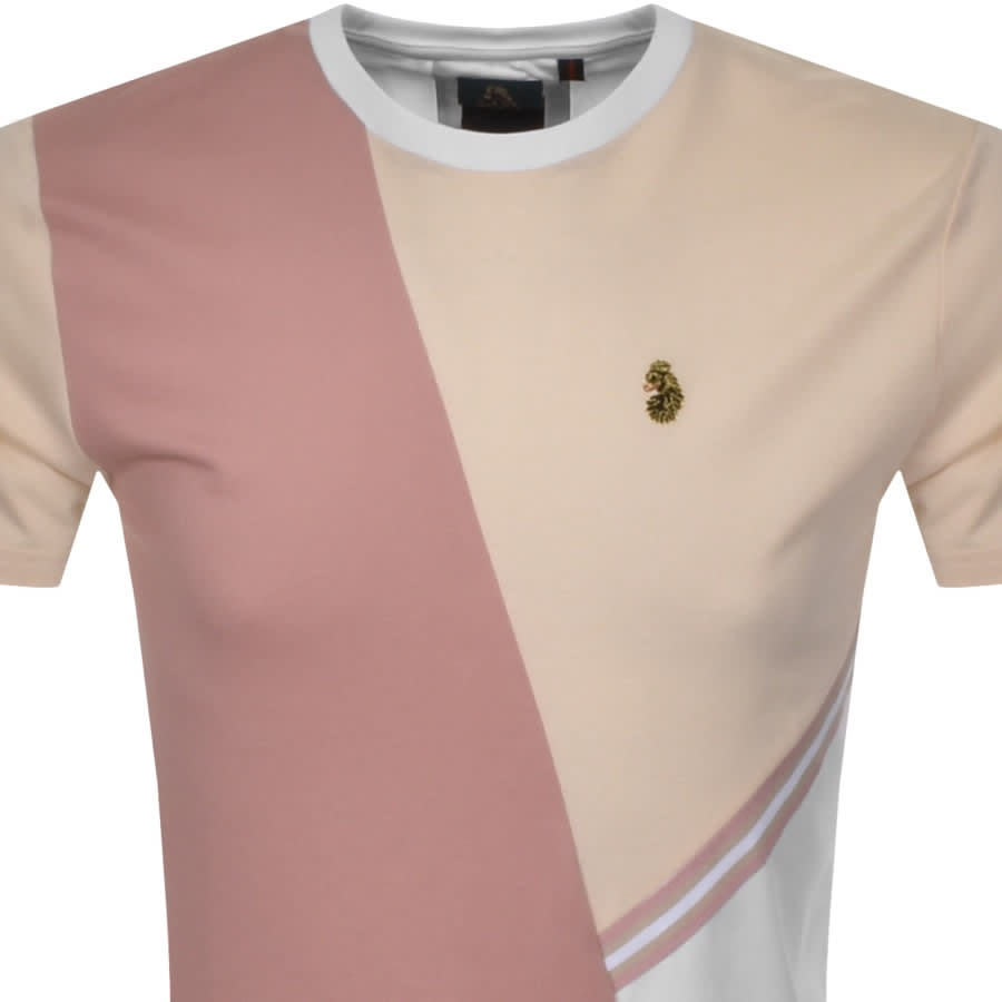 Alternative Image for ProductLuke 1977 Hewitt Tape Detail T Shirt Pink2