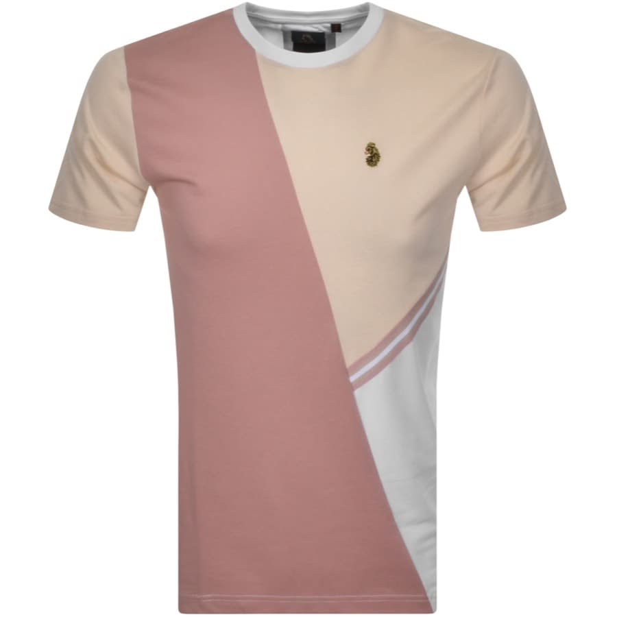 Alternative Image for ProductLuke 1977 Hewitt Tape Detail T Shirt Pink1