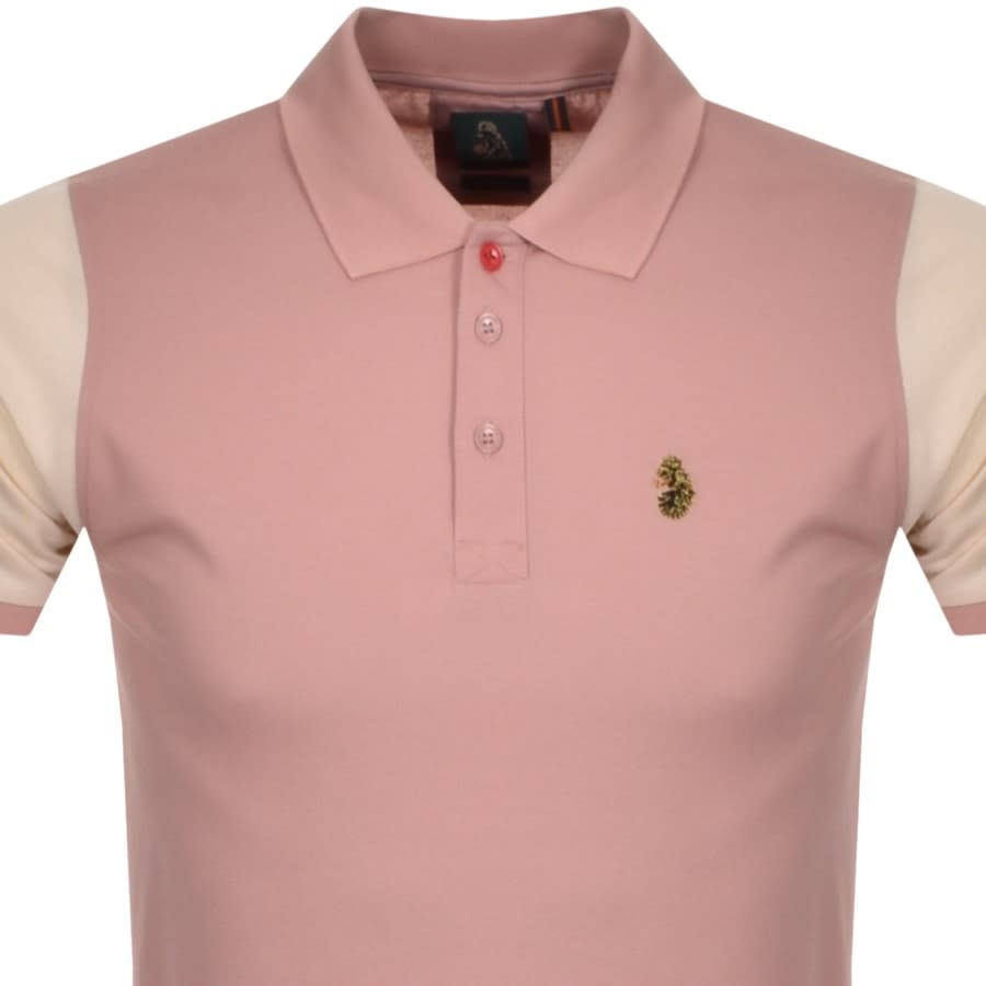 Alternative Image for ProductLuke 1977 Selecter Short Sleeve Polo T Shirt Pink2