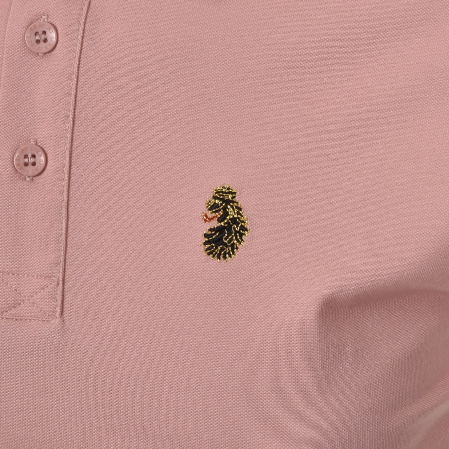 Alternative Image for ProductLuke 1977 Selecter Short Sleeve Polo T Shirt Pink3