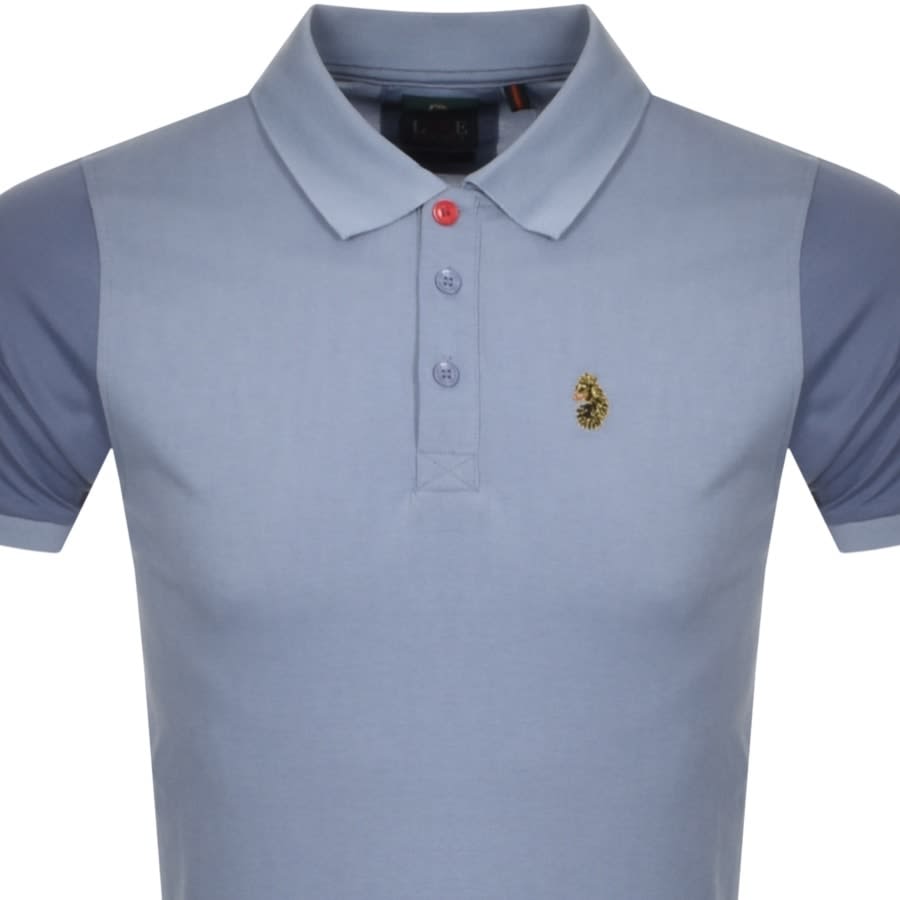 Alternative Image for ProductLuke 1977 Selecter Short Sleeve Polo T Shirt Blue2