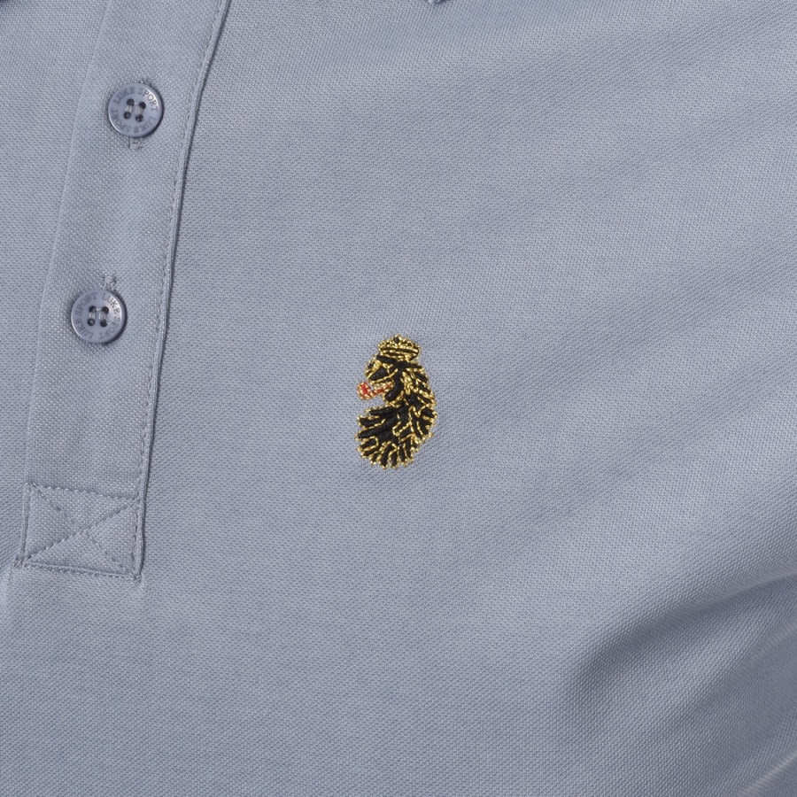 Alternative Image for ProductLuke 1977 Selecter Short Sleeve Polo T Shirt Blue3