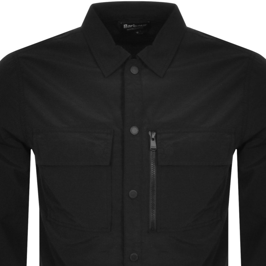 Alternative Image for ProductBarbour International Slip Overshirt Black2