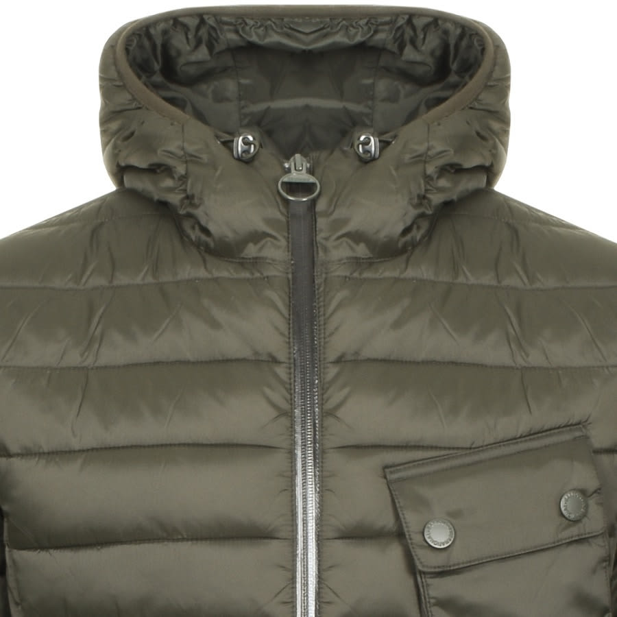 Alternative Image for ProductBarbour International Quilted Ouston Jacket Green2