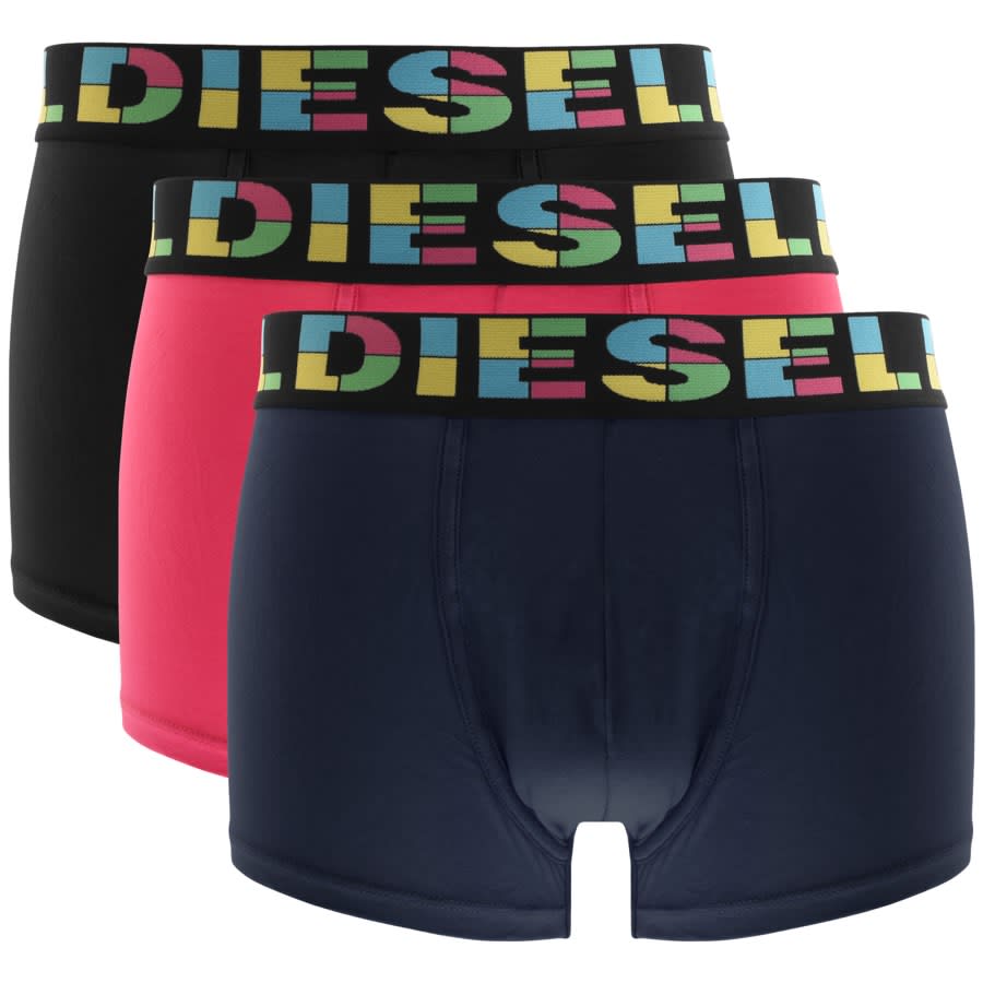 Alternative Image for ProductDiesel Underwear Damien 3 Pack Boxer Shorts Black1