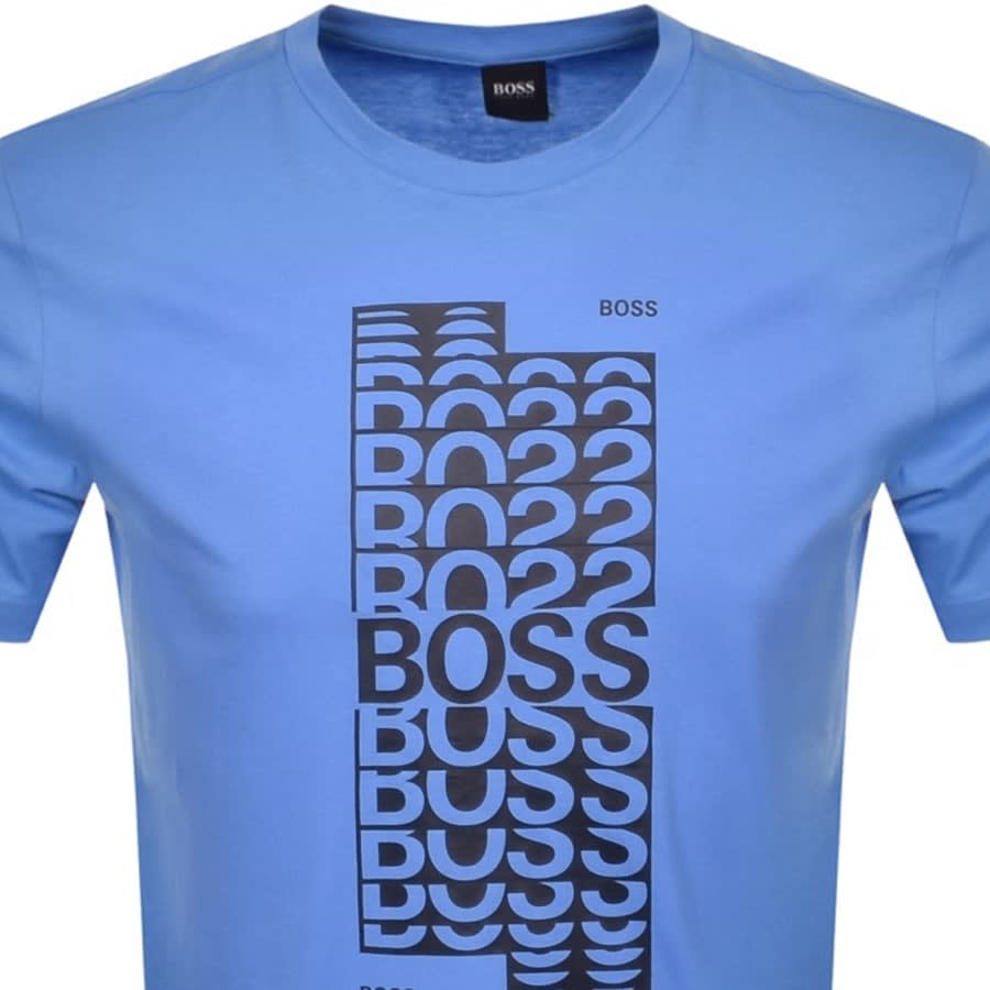 Alternative Image for ProductBOSS Tee 1 T Shirt Blue2