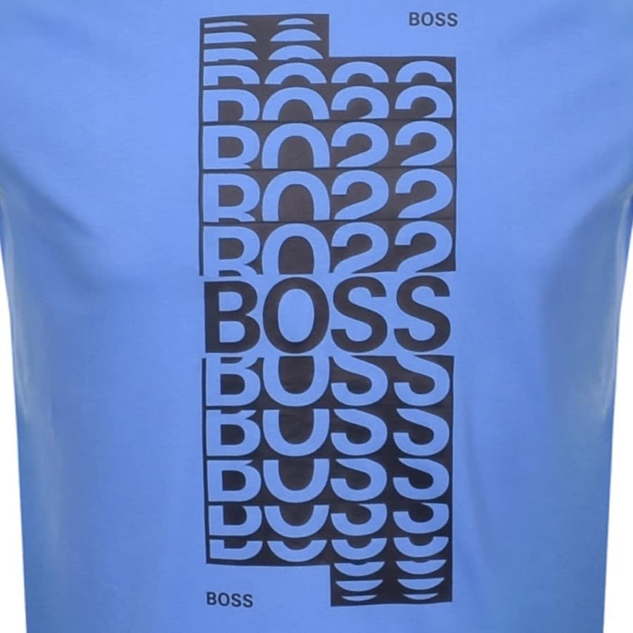 Alternative Image for ProductBOSS Tee 1 T Shirt Blue3