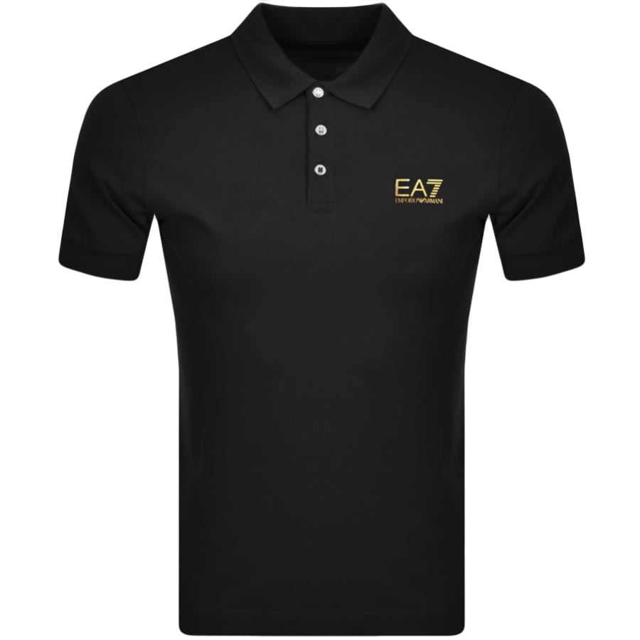 Alternative Image for ProductEA7 Emporio Armani Core ID Polo T Shirt Black1