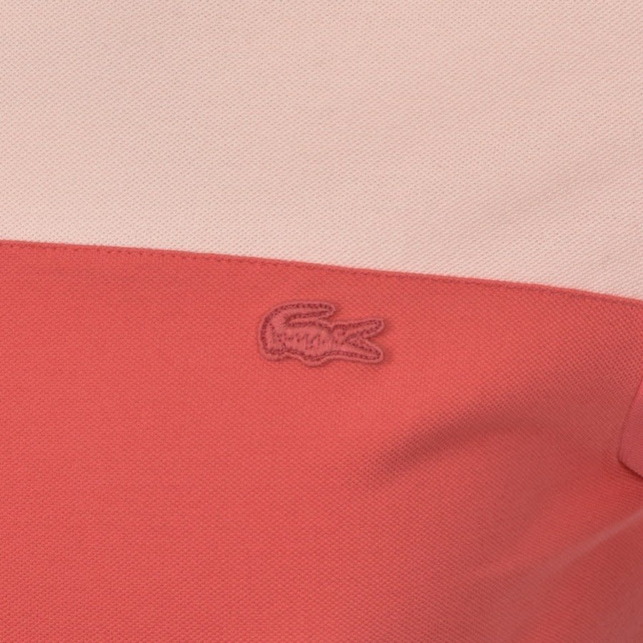 Alternative Image for ProductLacoste Colour Block Logo T Shirt Pink3