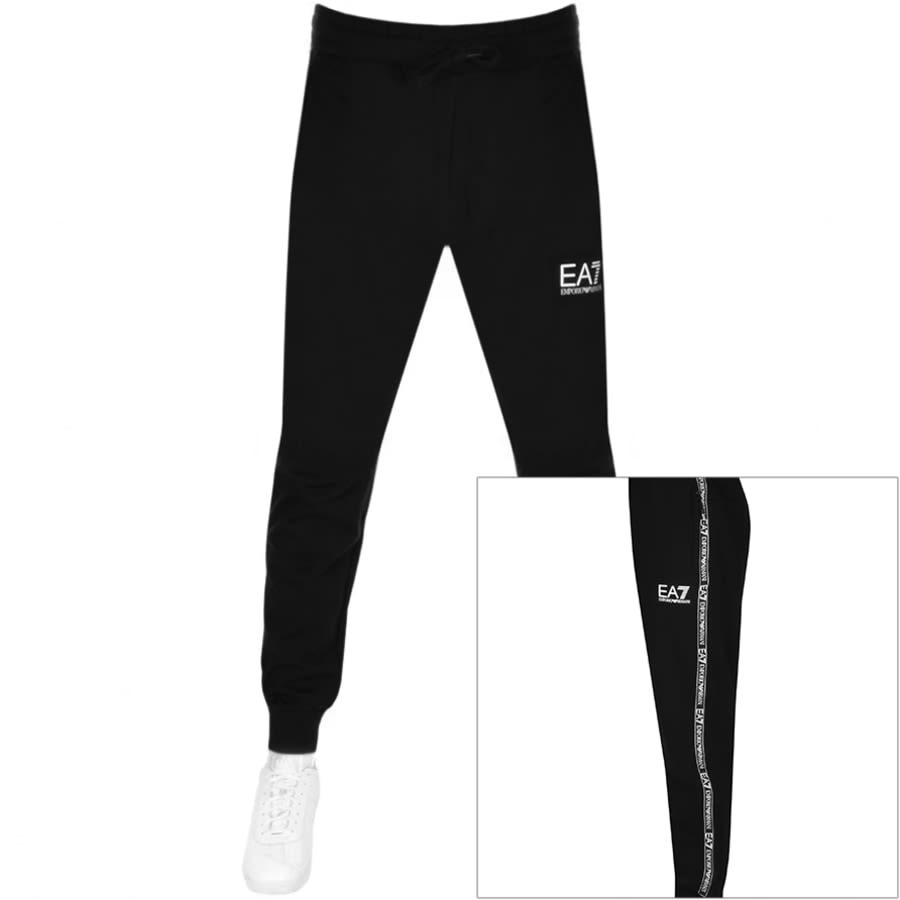 Alternative Image for ProductEA7 Emporio Armani Logo Jogging Bottoms Black1