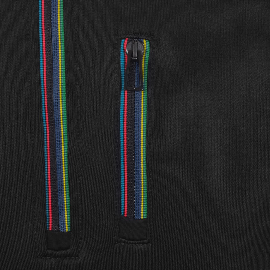 Alternative Image for ProductPS By Paul Smith Zip Neck Sweatshirt Black3