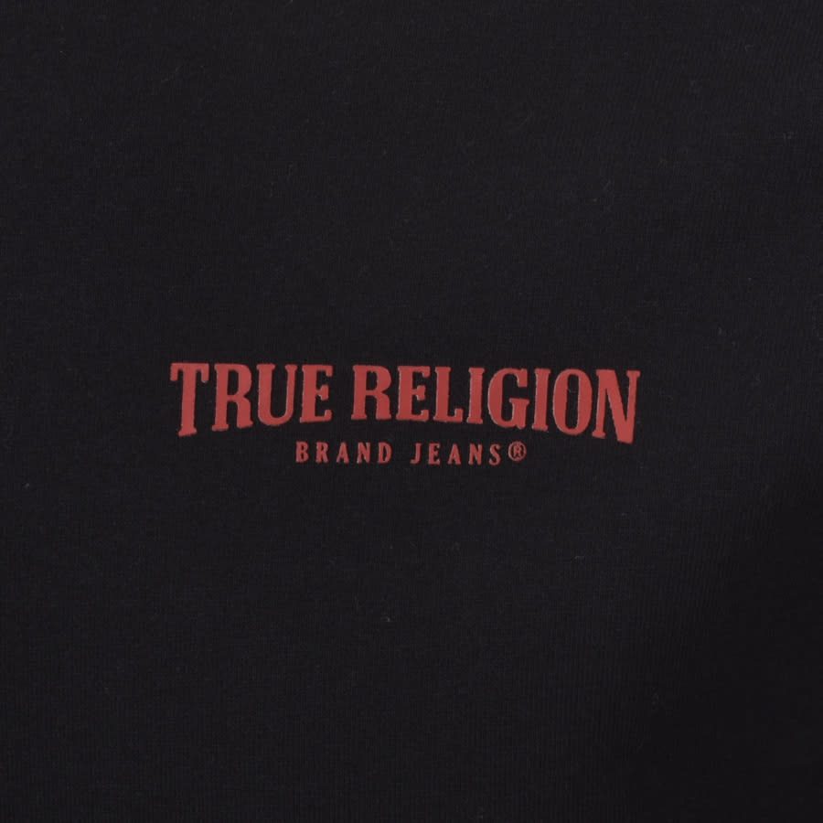 Alternative Image for ProductTrue Religion Crew Neck Sweatshirt Black3