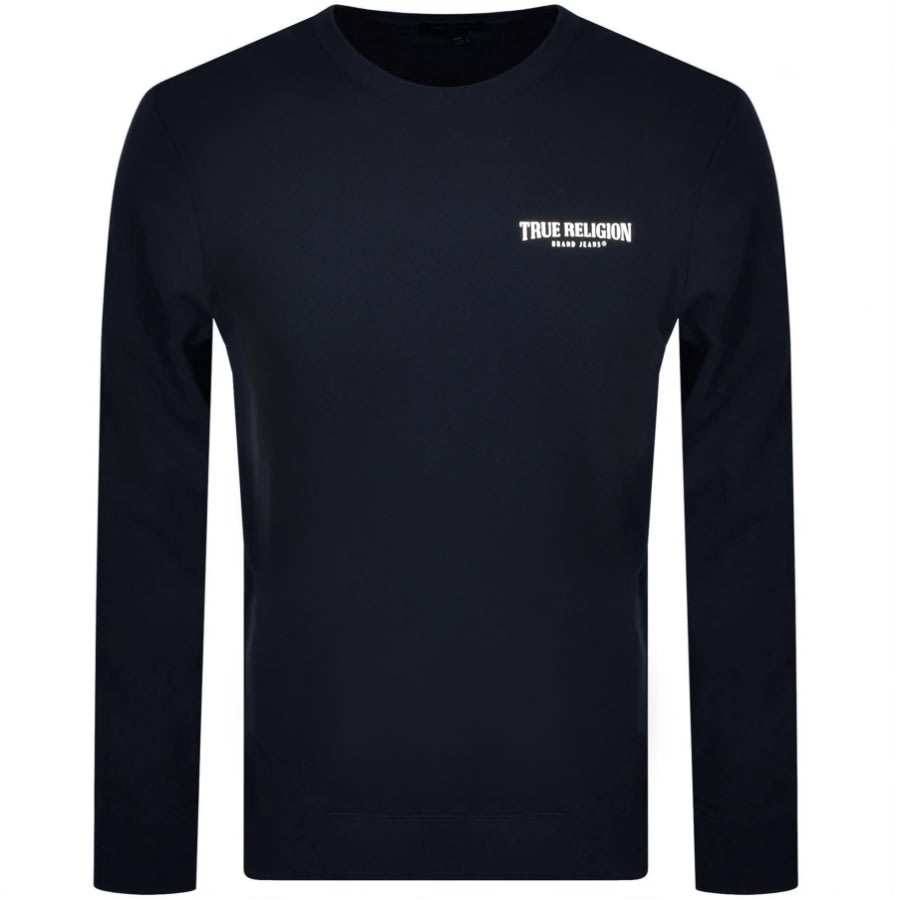 Alternative Image for ProductTrue Religion Crew Neck Sweatshirt Navy1