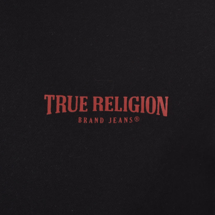 Alternative Image for ProductTrue Religion Logo Hoodie Black3