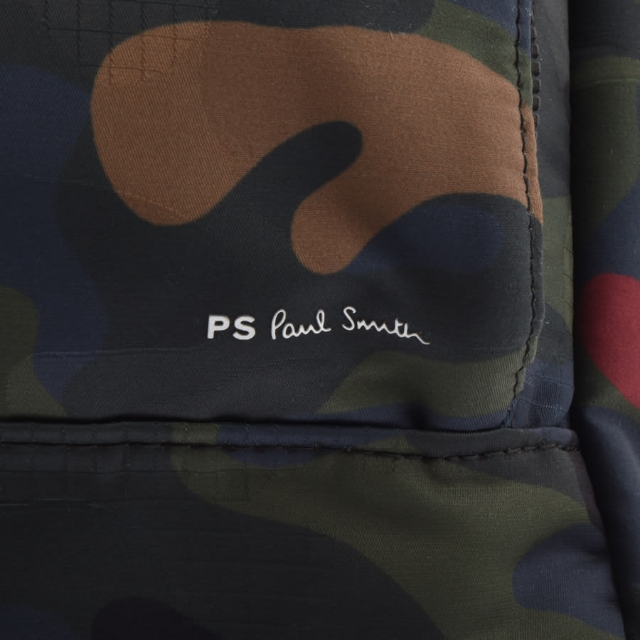 Alternative Image for ProductPS By Paul Smith Camo Backpack Green3