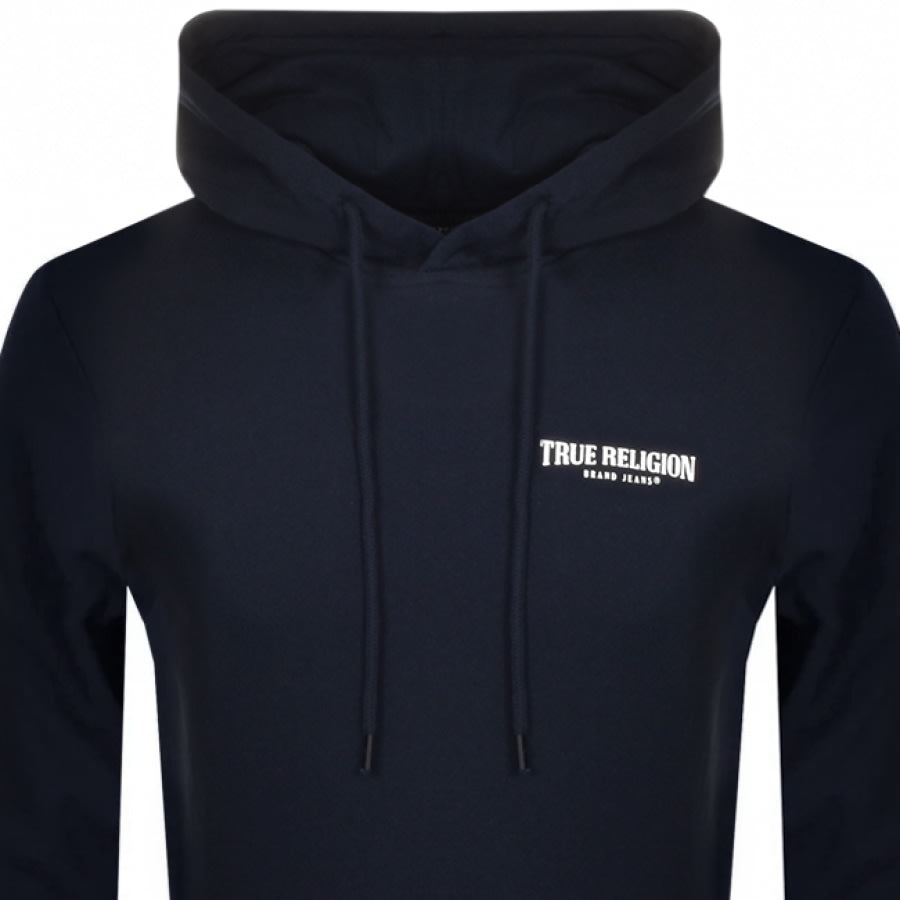 Alternative Image for ProductTrue Religion Logo Hoodie Navy2