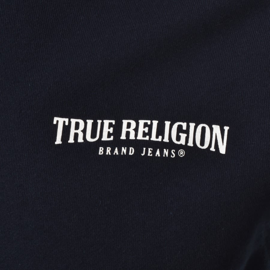 Alternative Image for ProductTrue Religion Logo Zip Hoodie Navy3