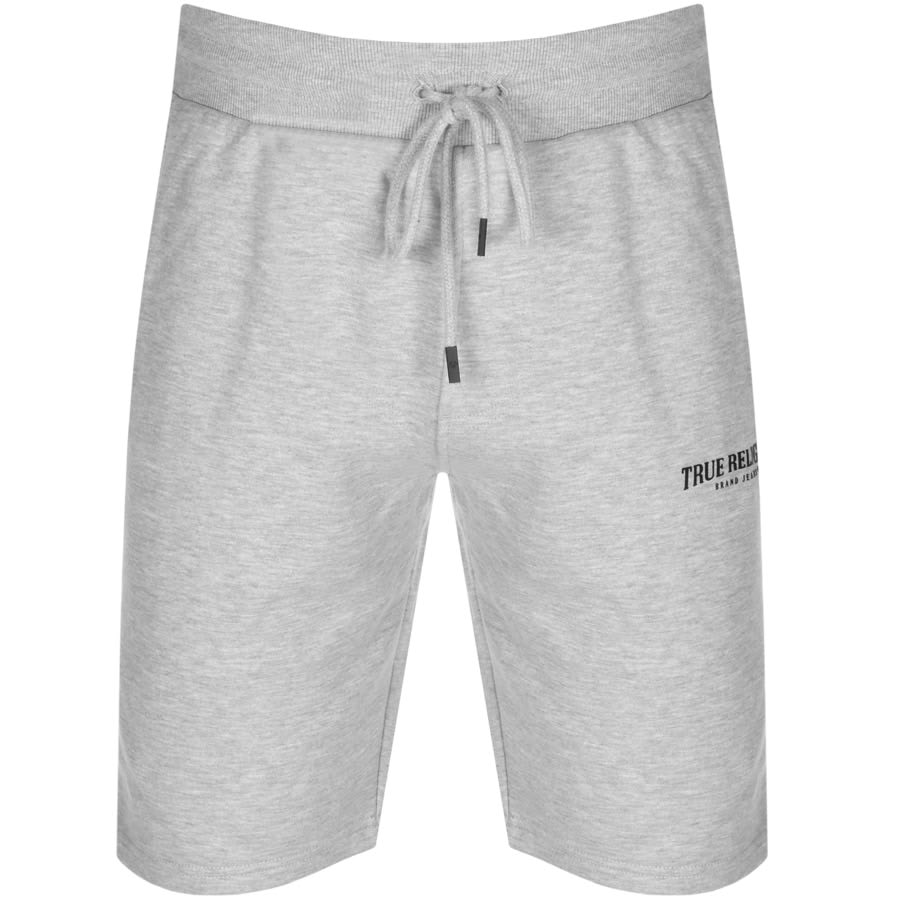 Alternative Image for ProductTrue Religion Jersey Logo Shorts Grey1