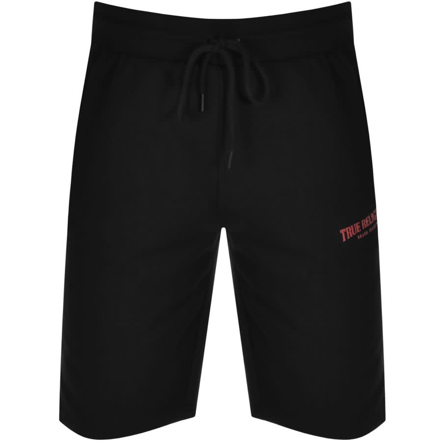 Alternative Image for ProductTrue Religion Jersey Logo Shorts Black1