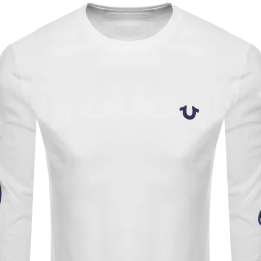 Alternative Image for ProductTrue Religion Long Sleeve T Shirt White2