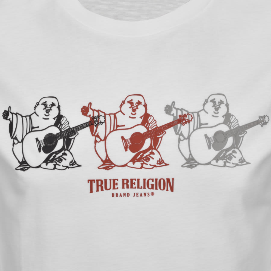 Alternative Image for ProductTrue Religion Triple Buddha T Shirt White3