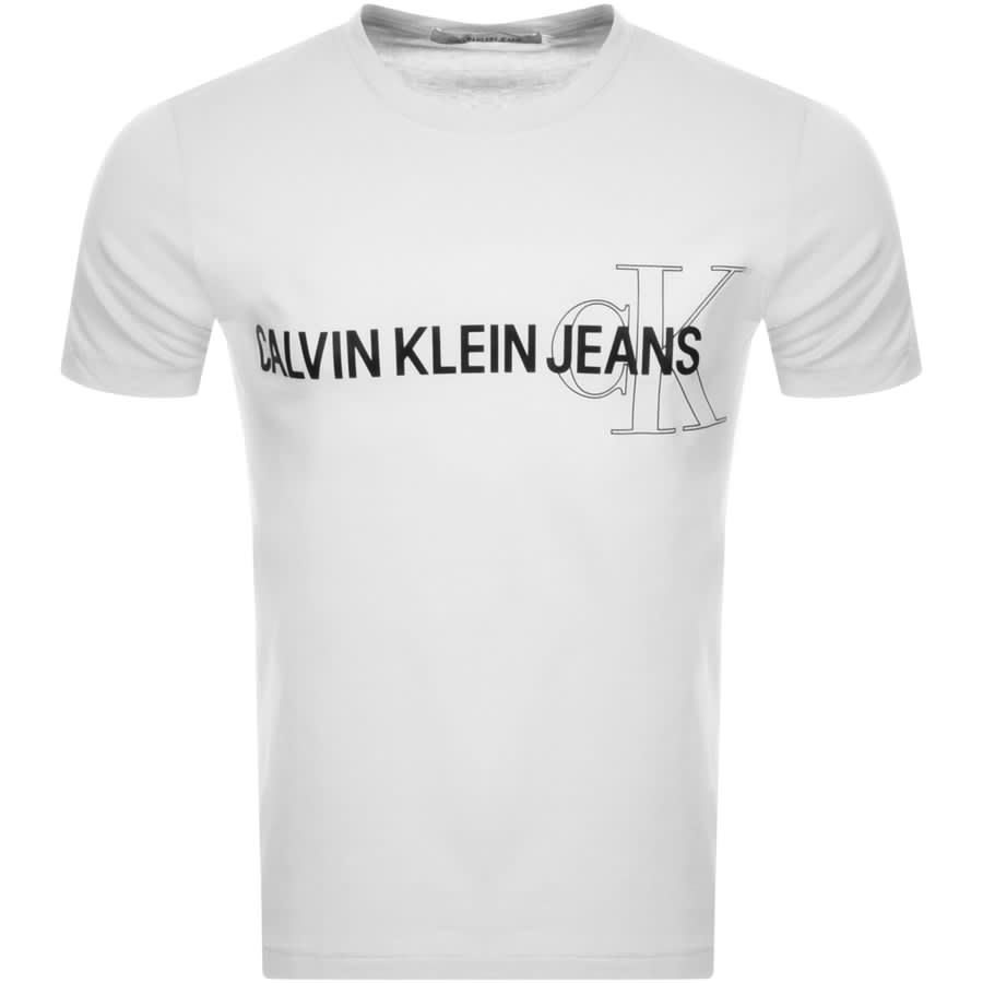 Alternative Image for ProductCalvin Klein Jeans Institutional T Shirt White1