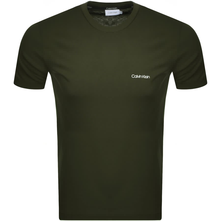 Alternative Image for ProductCalvin Klein Small Logo T Shirt Green1