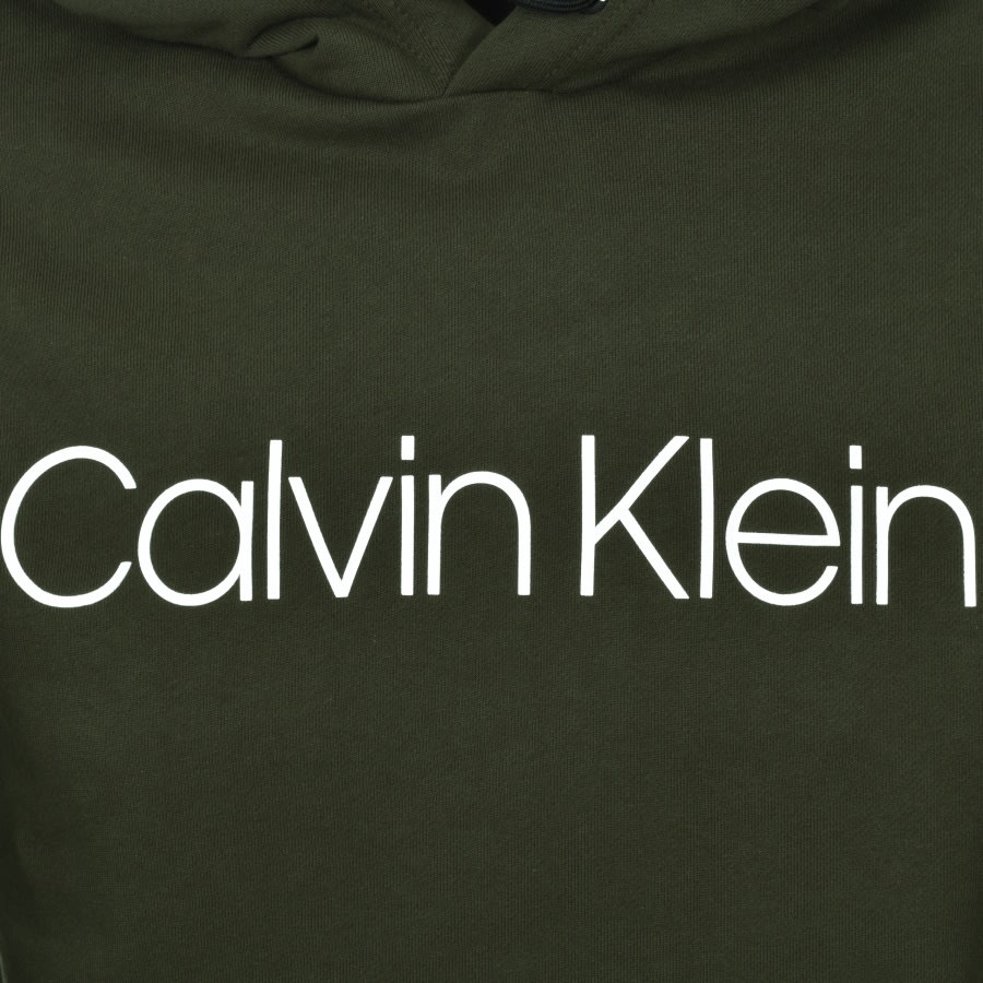 Alternative Image for ProductCalvin Klein Logo Hoodie Green3