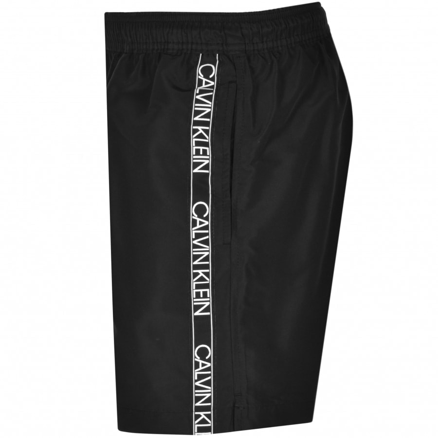 Alternative Image for ProductCalvin Klein Logo Swim Shorts Black3