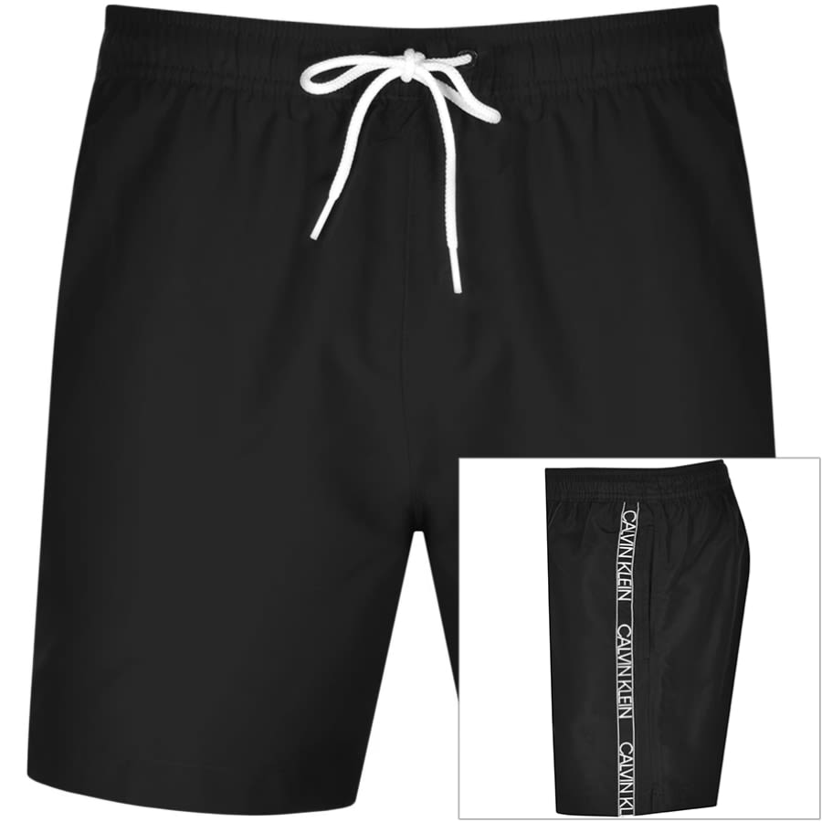Alternative Image for ProductCalvin Klein Logo Swim Shorts Black1