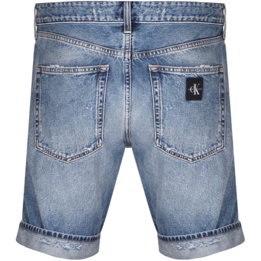 Alternative Image for ProductCalvin Klein Jeans Regular Denim Shorts Blue2