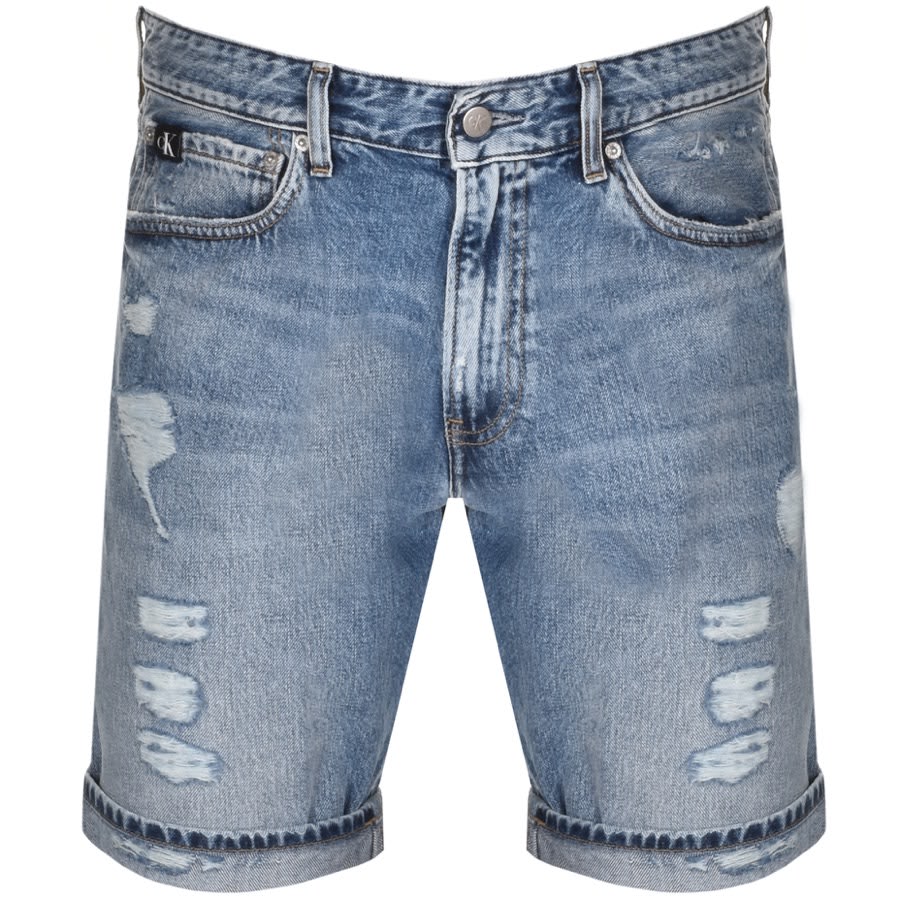 Calvin Klein Jeans Regular Denim Shorts Blue | Mainline Menswear