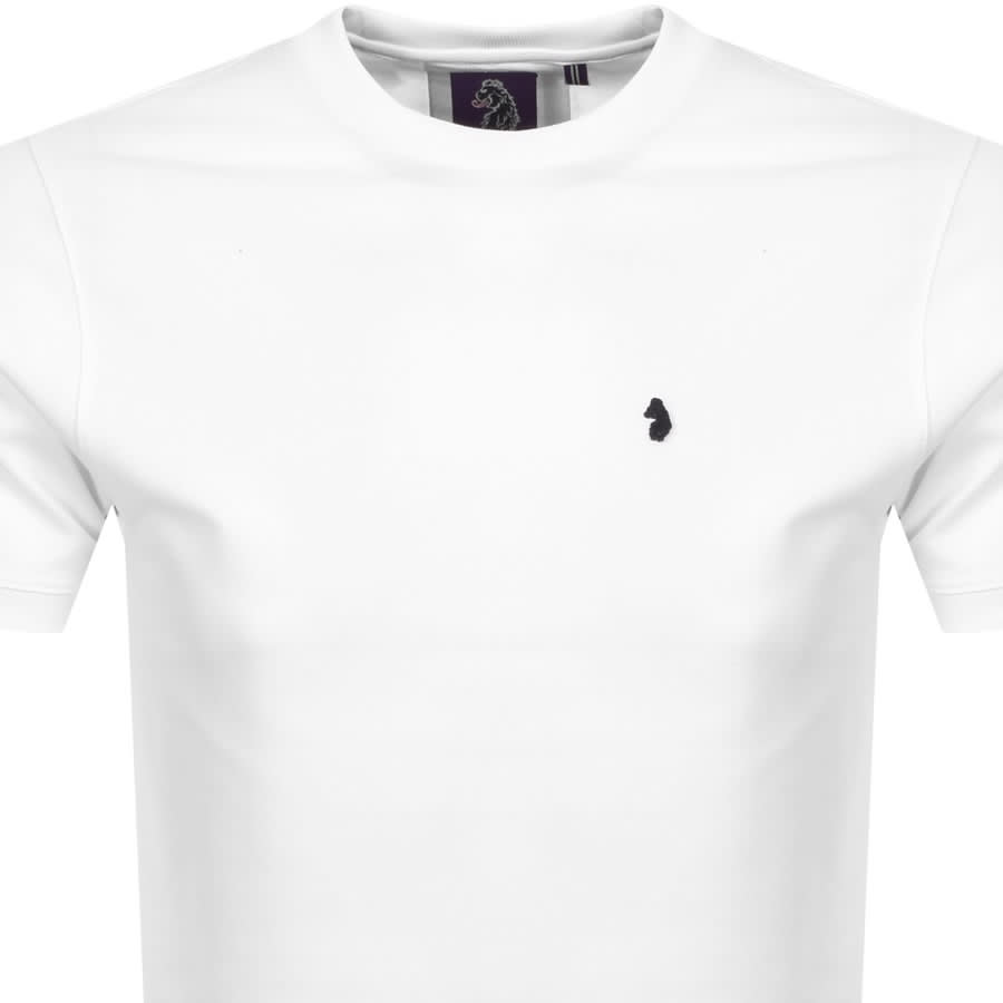 Alternative Image for ProductLuke 1977 Master Clarke Embroidery T Shirt White2