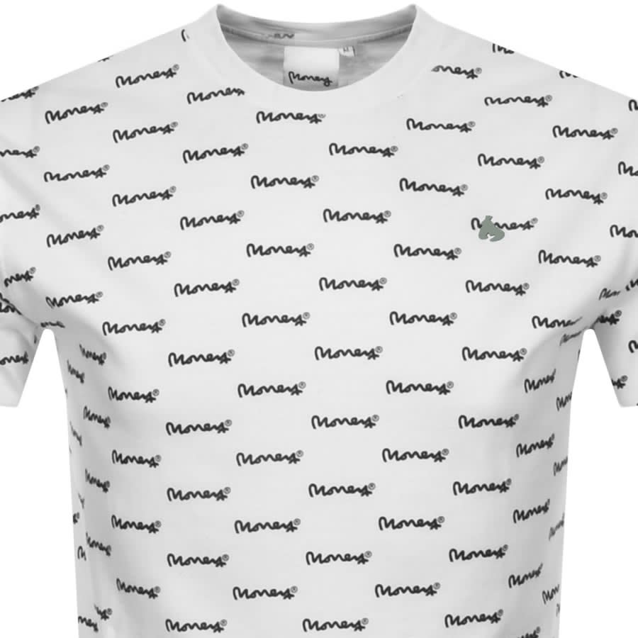 Alternative Image for ProductMoney Micro Logo T Shirt White2
