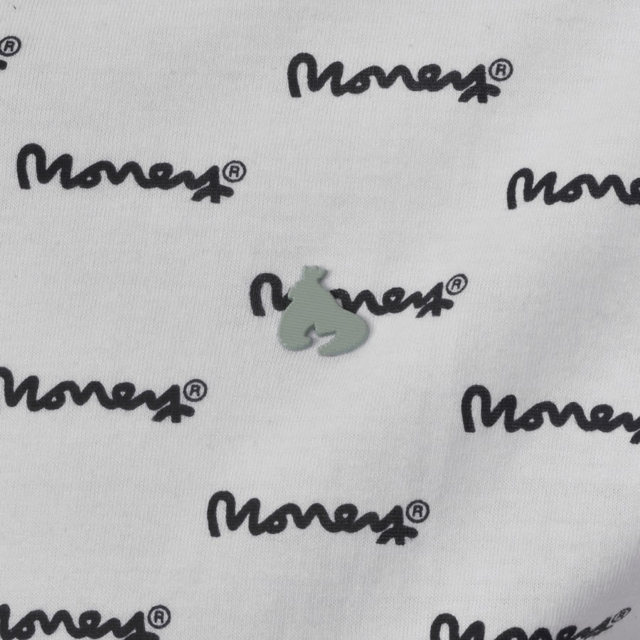 Alternative Image for ProductMoney Micro Logo T Shirt White3