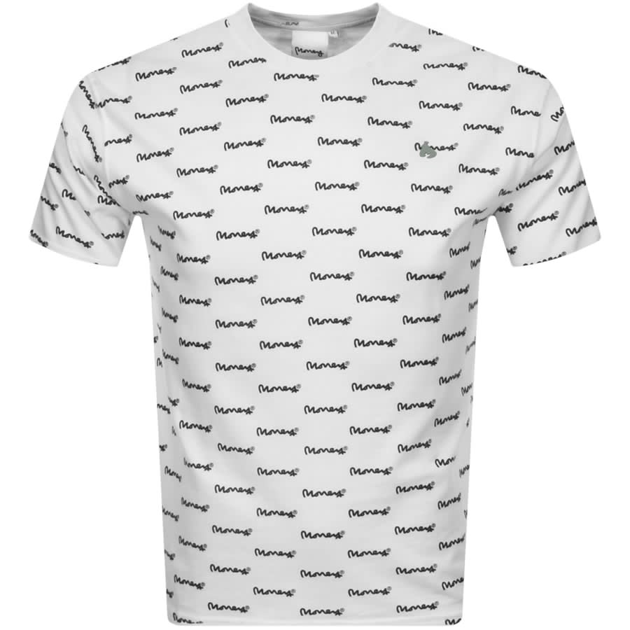 Alternative Image for ProductMoney Micro Logo T Shirt White1