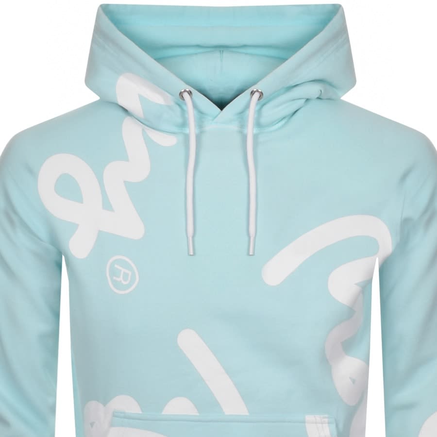 Alternative Image for ProductMoney Garment Dyed Logo Hoodie Blue2