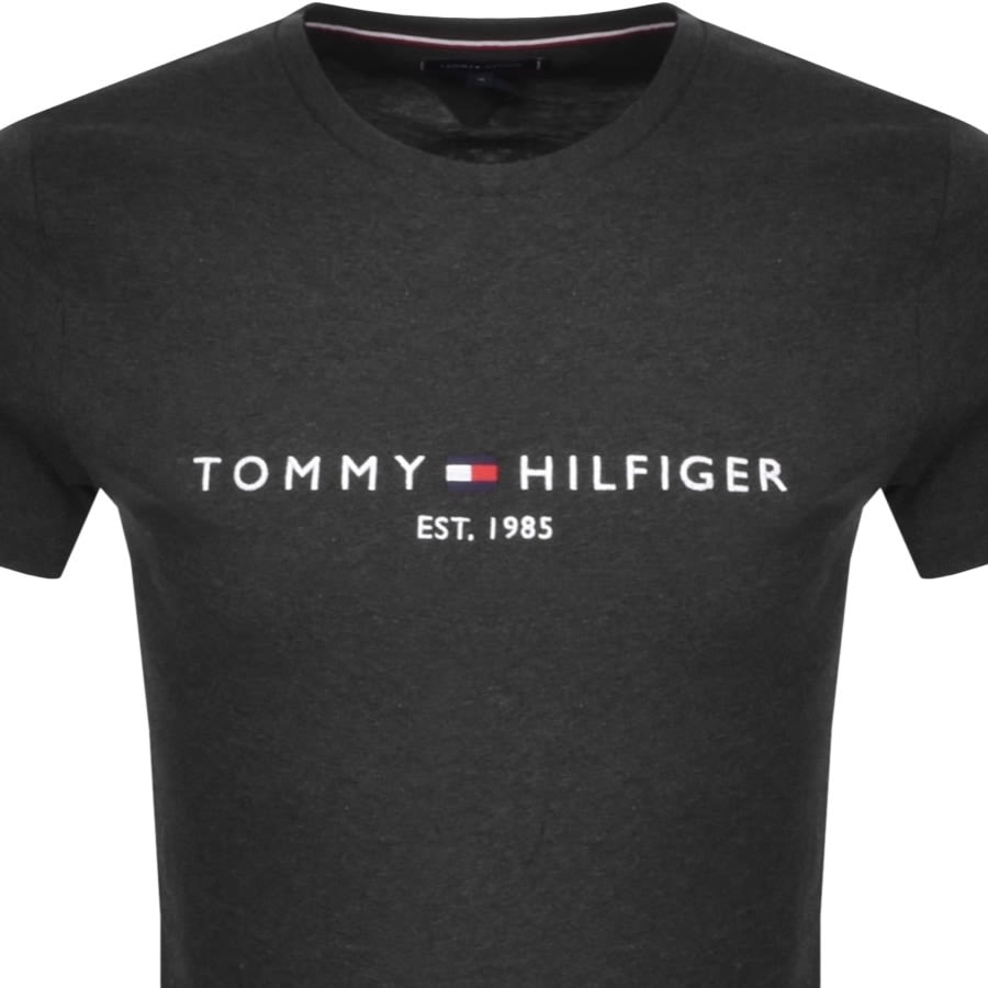 Alternative Image for ProductTommy Hilfiger Logo T Shirt Grey2