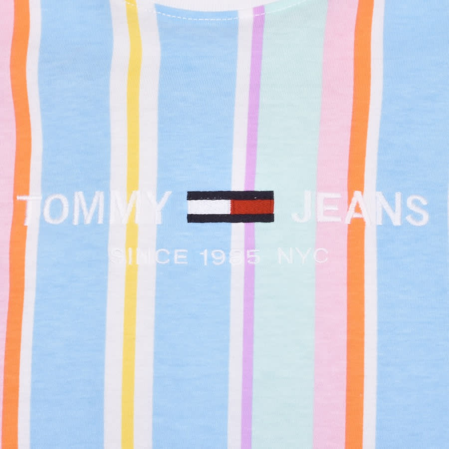 Alternative Image for ProductTommy Jeans Stripe Logo T Shirt Blue3
