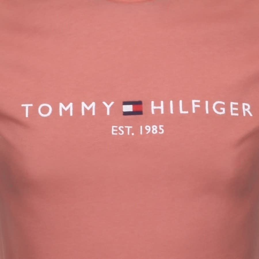 Alternative Image for ProductTommy Hilfiger Logo T Shirt Pink3