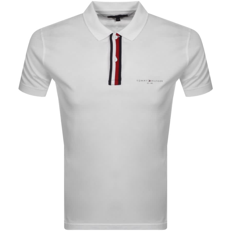 Alternative Image for ProductTommy Hilfiger Global Stripe Polo T Shirt White1