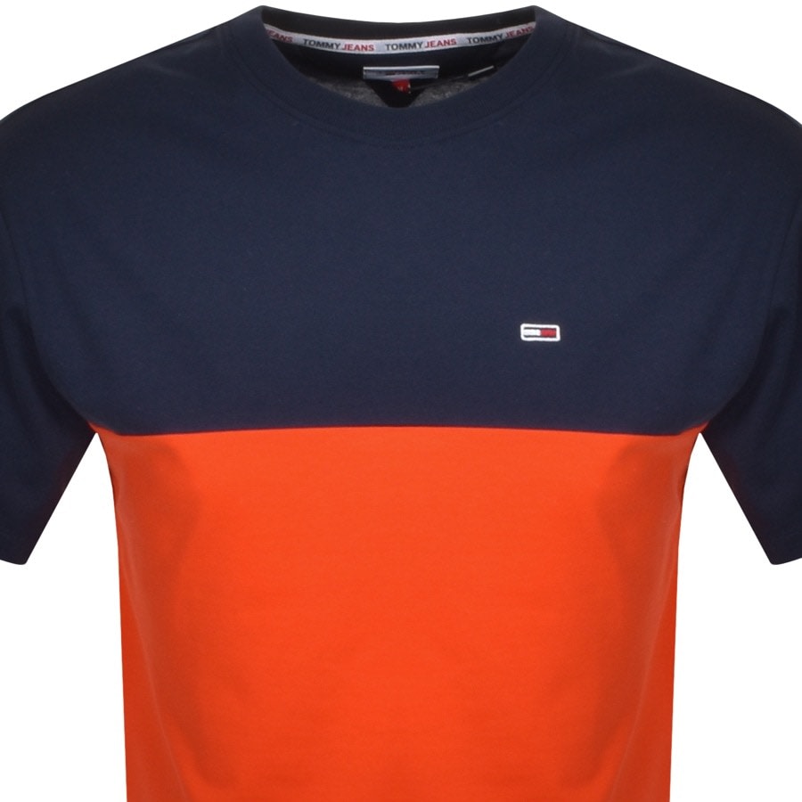 Alternative Image for ProductTommy Jeans Colourblock T Shirt Navy2