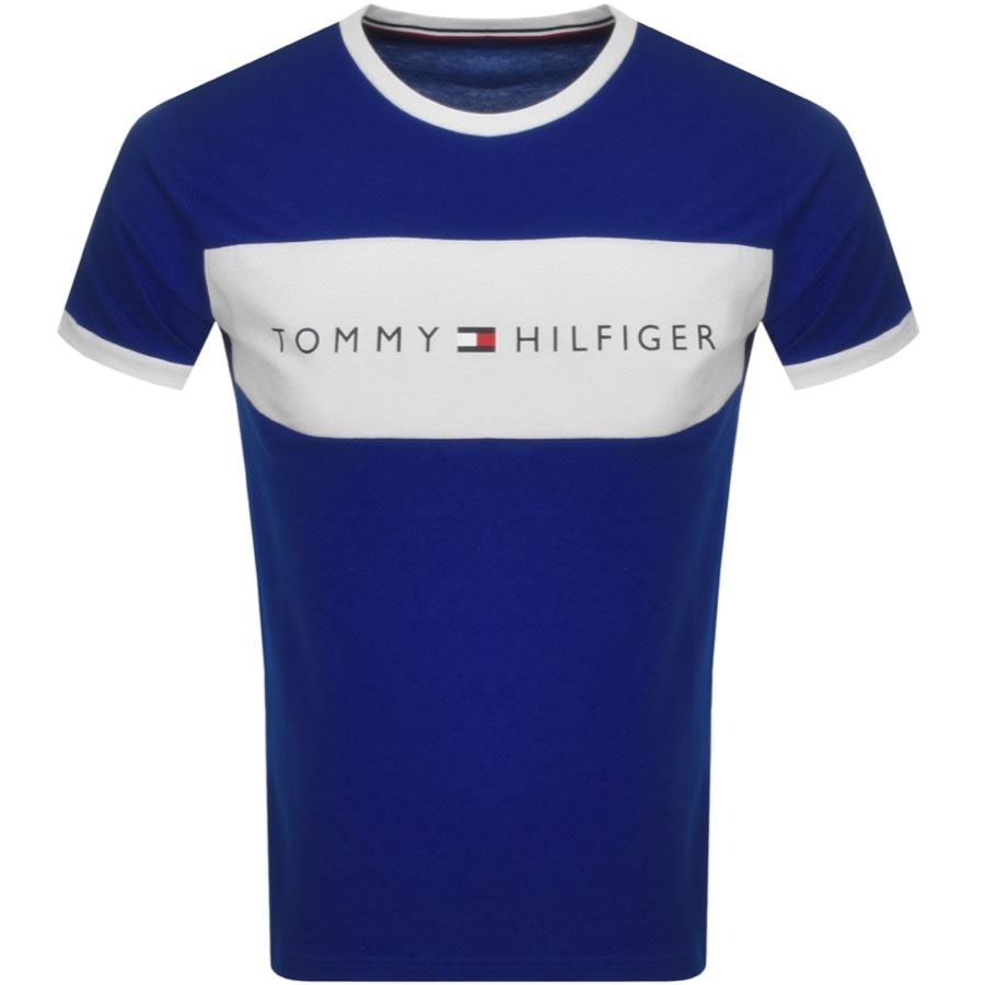 Alternative Image for ProductTommy Hilfiger Lounge Logo Flag T Shirt Blue1