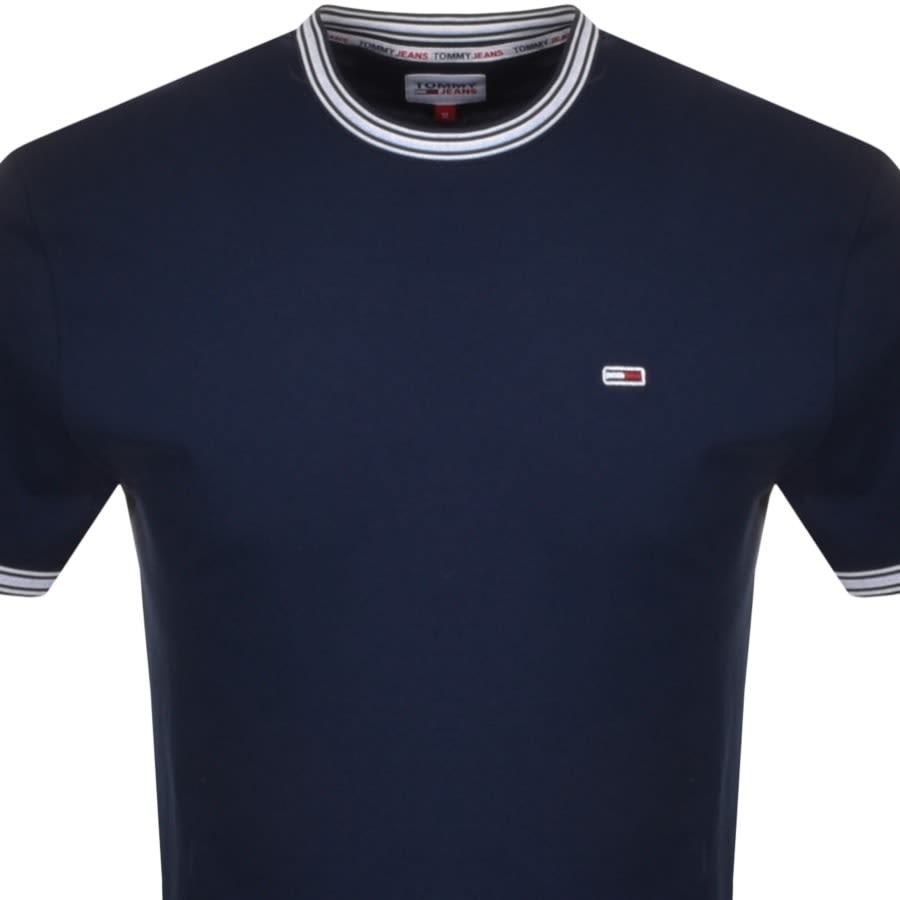 Alternative Image for ProductTommy Jeans Ringer Logo T Shirt Navy2