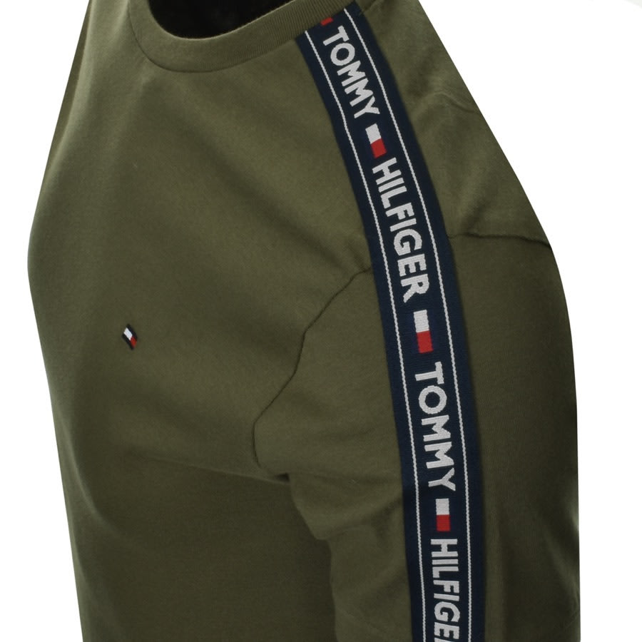 Alternative Image for ProductTommy Hilfiger Loungewear Taped T Shirt Green3