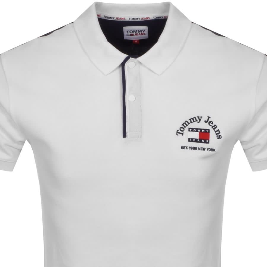 Alternative Image for ProductTommy Jeans Timeless Block Polo T Shirt White2