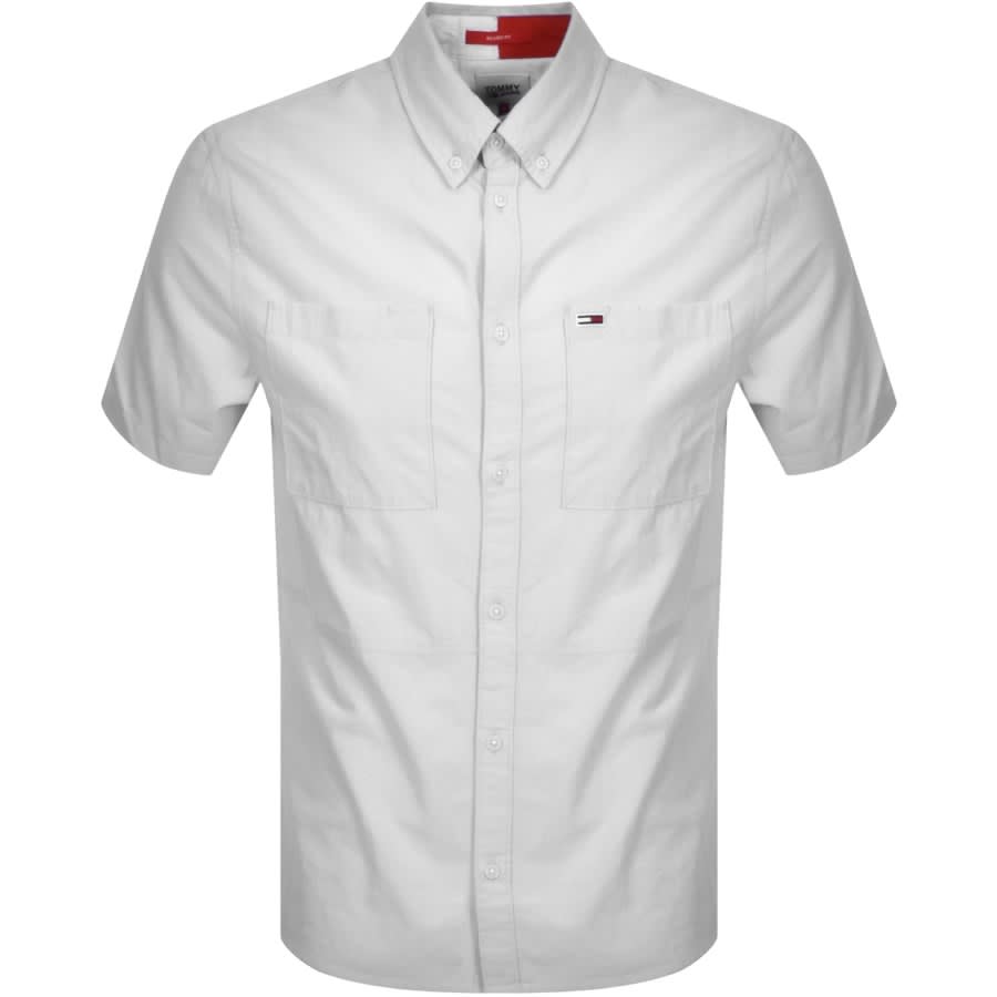 Alternative Image for ProductTommy Jeans Short Sleeved Logo Shirt White1